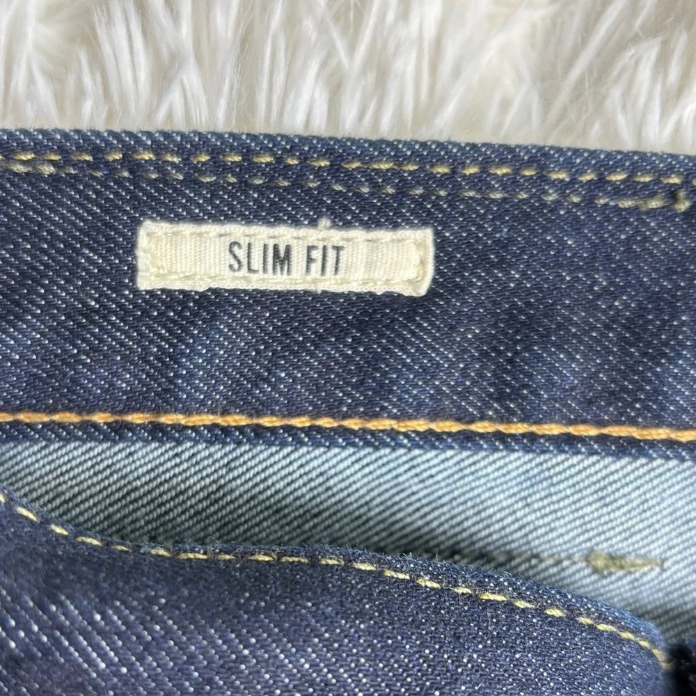 Todd Snyder Jeans Mens 35X32 Indigo Slim Fit Stretch Rinse Wash Denim 5-Pocket